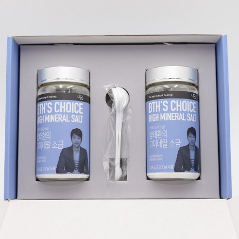 깊은 바다의 생명력을 담은 특별한 선물, 방태환의 고 미네랄 소금 선물세트