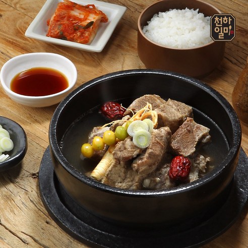 천하일미 홍석천 이원일 뼈없는 갈비탕, 700g, 4개
