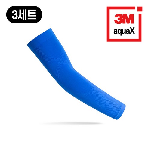 3M 쿨토시 자외선 차단 팔토시, 일반형 씨블루, 3세트