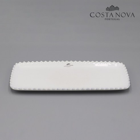 고급스러운 식사 경험, 코스타노바 펄 화이트 30cm 직사각접시 코스타노바