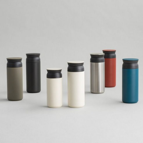 [정품] 일본 킨토 트레블 텀블러 350ml과 500ml, 카키색 킨토텀블러