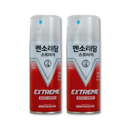 멘소래담 스프레이 익스트림 에스 180ml, 1개입, 2개