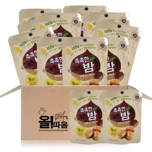 촉촉한 밤, 70g, 10개