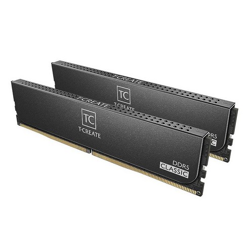 TEAMGROUP T-Create Classic 10L DDR5 32GB (2 x 16GB) 6000 CL48 데스크탑 메모리 모듈 RAM (CTCCD532G6000HC48DC01, Black-UDIMM_DDR5-5600MHz CL46-