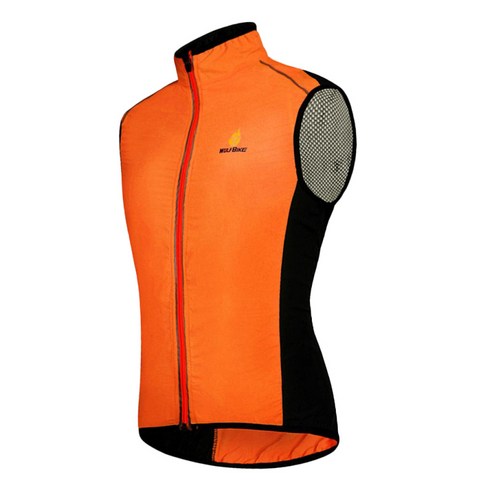 Unisex 반사 자전거 사이클링 Windproof 조끼 러닝 스포츠 코트