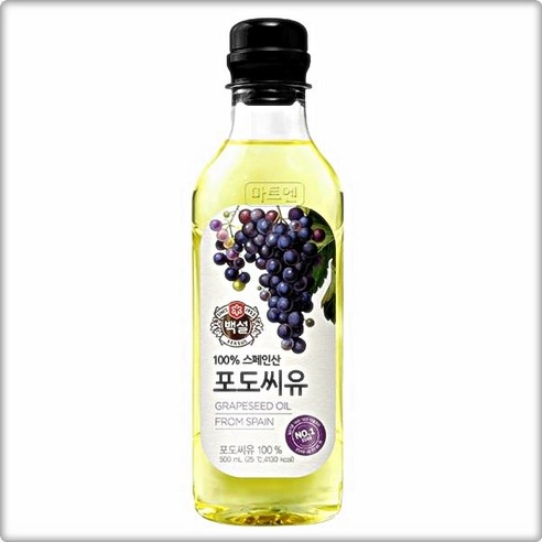 CJ제일제당 백설 포도씨유 900ml, 3개