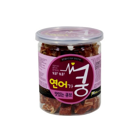 (2개)연어가 쿵 맛있는 큐브 200g, 2개