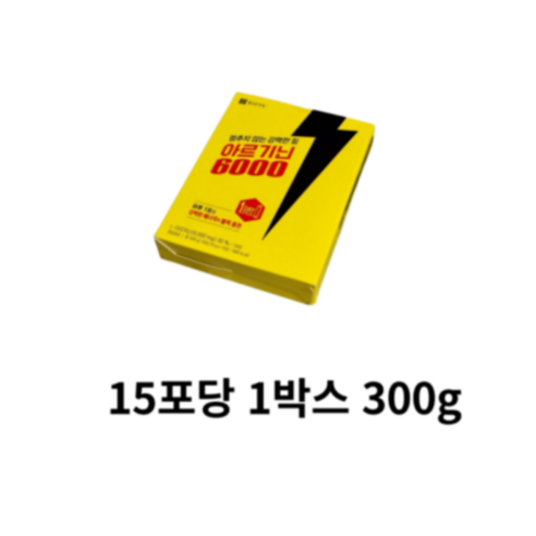 종근당건강 아르기닌6000 15p, 300g, 1개