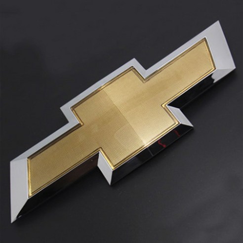 YAYI Chevrolet Cruze 용 크롬 로고 사인 자동차 앞 후드 엠블럼 배지 명판, 1개, 은색과 금색