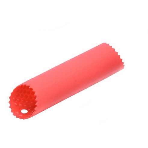 업그레이드 된 버전 마늘 필러 실리콘 쉬운 롤 튜브 유용한 마늘 주방 도구, 하나, 빨간