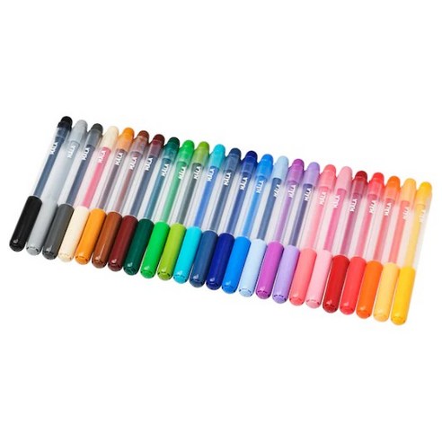 이케아 몰라 사인펜 혼합색상 24개 - 아이들을 위한 창의성을 자극하는 펜