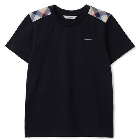 레노마키즈 NC02 남아어깨체크배색티셔츠 R2320T122