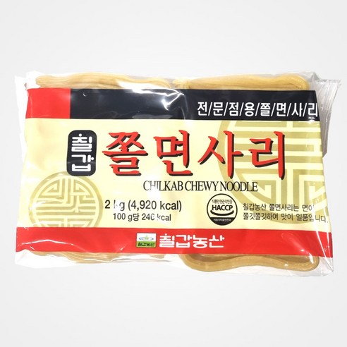 칠갑농산 쫄면사리