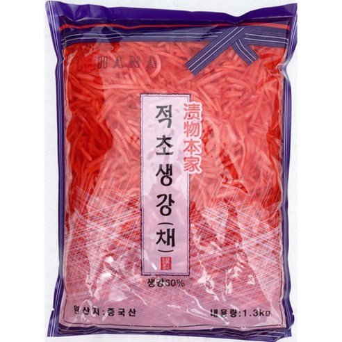 식당용 식자재 채초생강(하나 1.3K), 1개, 상세페이지 참조