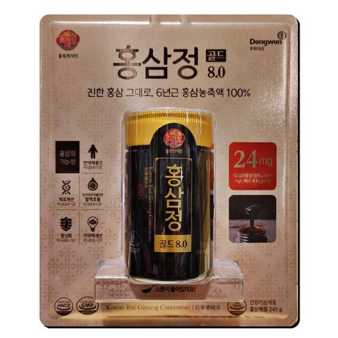 동원천지인 홍삼정 골드 8.0 240g 동원천지인 홍삼정 골드 8.0 240g