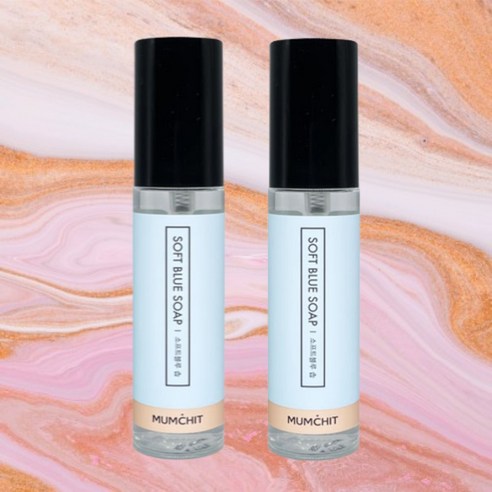 멈칫 섬유향수 스프레이 70ml+70ml 소프트블루 솝, 70ml, 2개 - 탈취/제습제 | 쿠팡
