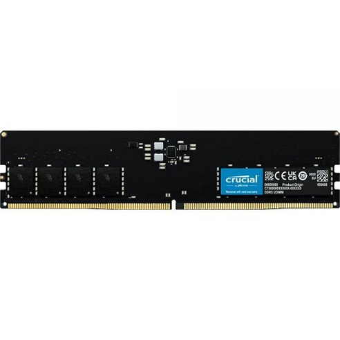 Crucial RAM 16GB DDR5 5600MT/s 또는 5200MT/s 4800MHz 데스크탑 메모리 CT16G56C46U5, 244447 16GB