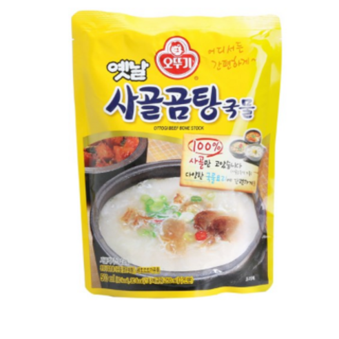   오뚜기 옛날 사골곰탕 국물, 500g, 8개