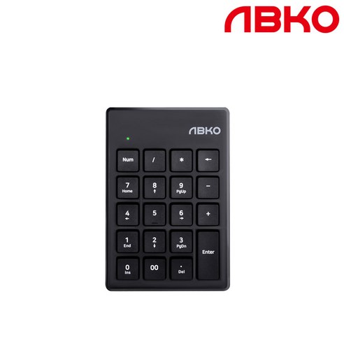 앱코 멤브레인 유선 키패드, BLACK, KP10