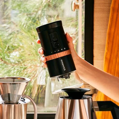 오션리치 전동 커피 원두 그라인더: 커피 애호가를 위한 완벽한 그라인더