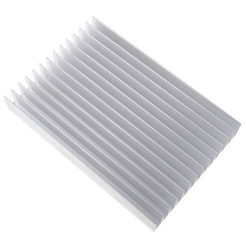 컴퓨터 CPU/IC LED/힘을 위한 117.5x25x175mm 알루미늄 방열판 냉각 핀, 실버
