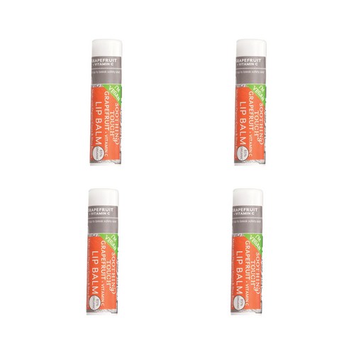 수딩터치 립밤 7g, 4개, Grapefruit+Vitamin C