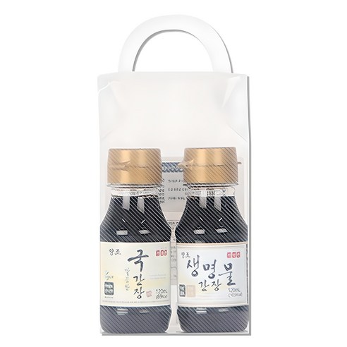 생명물 양조 생명물 간장 + 깔끔한 국간장, 1세트
