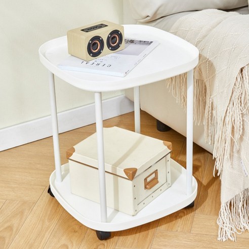 스퀘어 이동식 협탁 겸 사이드 테이블, 상세페이지 참조, 상세페이지 참조