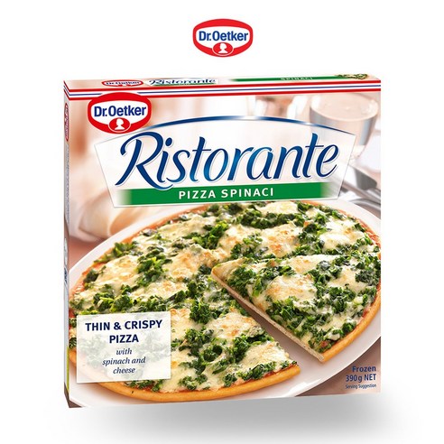 닥터오트커 리스토란테 시금치 냉동피자 390g DR OETKER [당일발송], 1개 코스트코홈파티추천메뉴