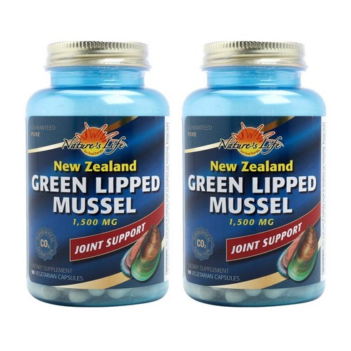 네이쳐스라이프 초록입홍합 1500mg 캡슐, 90개입, 2개