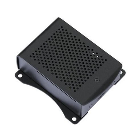 THE WAROOM SHOP Raspberry Pi4 경량용 컴퓨터 케이스 보호 쉘, 9.5x8.5x3.5cm, 검은 색, 알루미늄 합금