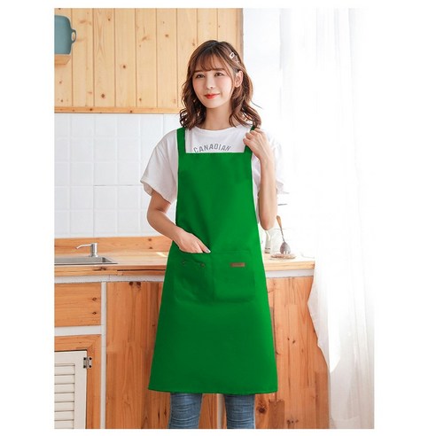 모올글래드 H형 생활방수 앞치마 – 식당, 주방, 카페, 바리스타를 위한 스타일리시한 로고 자수 디자인 포함 – 1개 모올글래드 H형 생활방수 앞치마 – 식당, 주방, 카페, 바리스타를 위한 스타일리시한 로고 자수 디자인 포함 – 1개