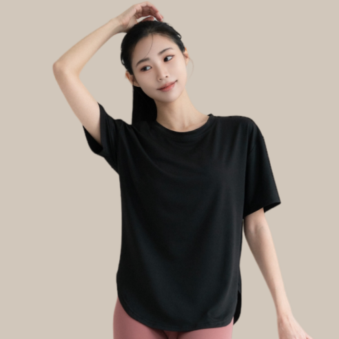 일상에 스며드는 편안함, 루나인 찰랑 슬림핏 반팔티로 완성하는 액티브 라이프