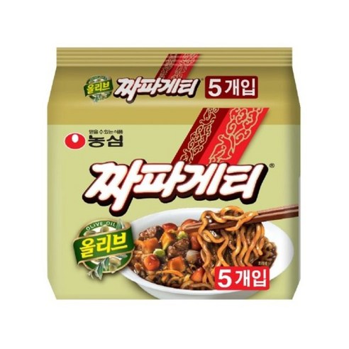   (전단상품) 농심 올리브짜파게티 140G, 5개