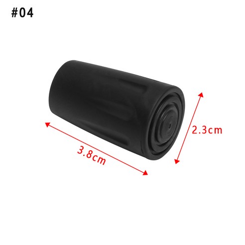 1PC 노르딕 워킹 스틱 팁 트렉 폴 교체 팁 하이킹 Alpenstock 액세서리 조정 가능한 워킹 스틱 헤드 프로텍터, 하나, 4