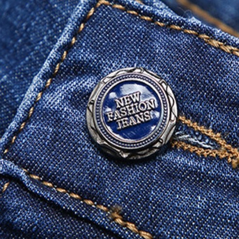 maomaodian 1+1 청바지 작업복 일자바지 남성 스판 춘추 일상복 워싱 프리미엄 N1