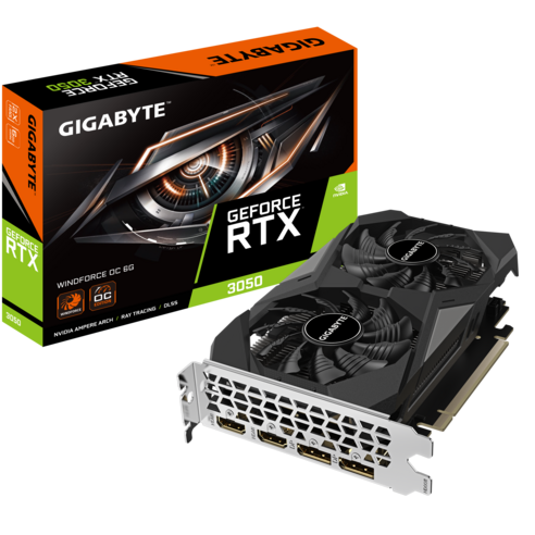 GIGABYTE 기가바이트 지포스그래픽 RTX3050 WINDFORCE OC GDDR6 6GB