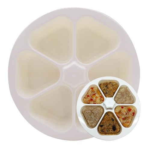 6구 삼각김밥틀 주먹밥틀 간편삼각김밥틀 아이도시락 남편도시락 삼각김밥틀 오일붓증정, 1개