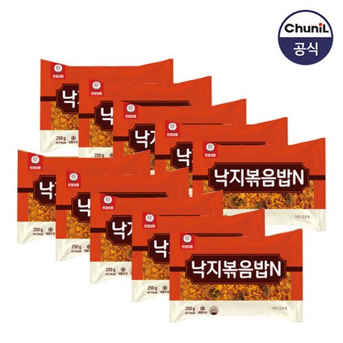 [KT알파쇼핑][천일식품] 낙지볶음밥250g 10봉, 250g, 10개