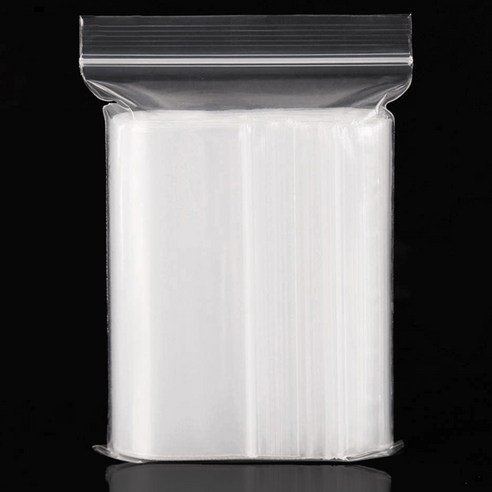 정말 두껍고 질긴 투명 지퍼백 0.16mm, 1개입, 100개, 25x35cm