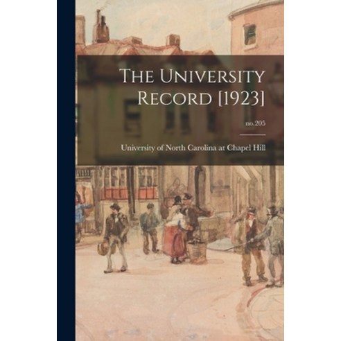 (영문도서) The University Record [1923]; no.205 Paperback, Legare Street Press, English, 9781015090293
