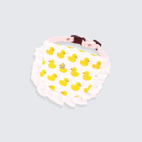 27리빙 귀여워지는 강아지 스카프 고양이 넥케이프, 아기오리(레이스) 1개, L