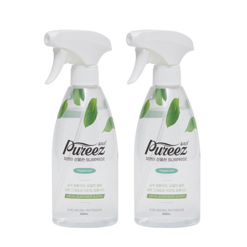 편백수가 아니라 진짜 피톤치드 퓨리즈 피톤치드 페퍼민트 스프레이500ml, 2개, 500ml