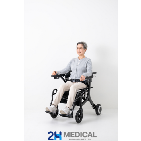 이동의 자유를 되찾아 삶의 질을 높이는 2H메디컬 더 원 전동 롤레이터