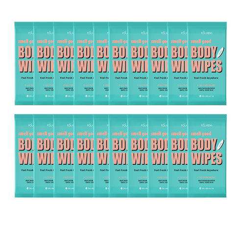 [폴라레나]스멜굿에코 생분해샤워티슈, 퓨어블랑20매