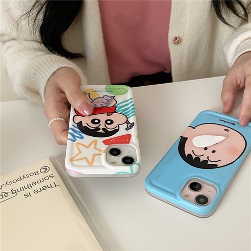 귀여움과 실용성이 완벽하게 조화된 CASEJ 짱구 스핀케이스