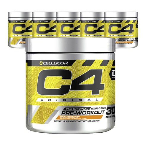 셀루코어 C4 오리지널 프리워크아웃 오렌지 버스트, 195g, 6개