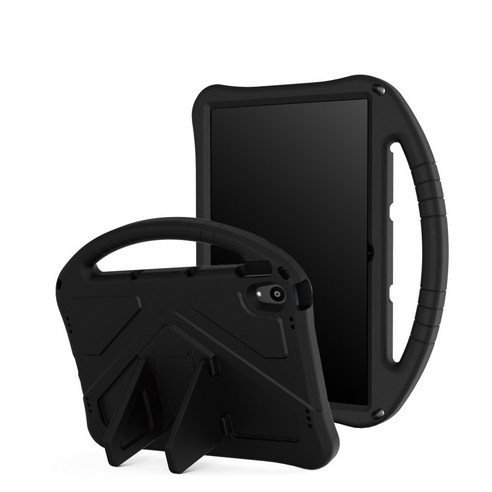 레노버 탭 P11 손잡이 에바폼 충격흡수 거치대 케이스 TB-J606F 606L, 블랙