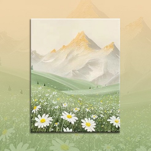 votgl diy페인팅 피포페인팅 명화그리기 그림그리기유화그리기세트40 x 50cm, 0017풍경, 1개