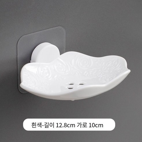 고대 스타일의 간단한 비누 랙 벽 장착, 화이트